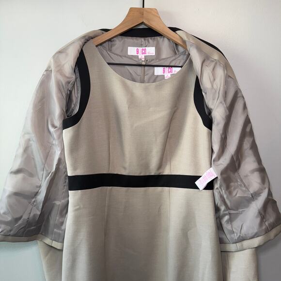 9 & Co Women's Suit Separates Dress Set Suit Blazer Jacket Gray Black Size 6 - Picture 9 of 12